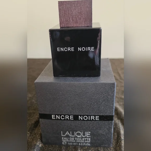 Lalique Encre Noire Men's Cologne And Eau De Toilette Spray Set - Picture 2 of 6